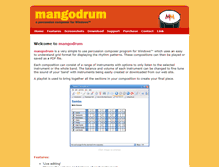 Tablet Screenshot of mangodrum.com